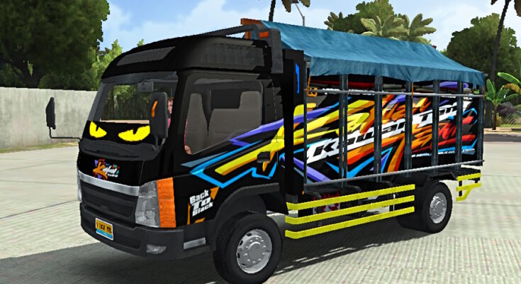 Livery tampomas Truck simulator indonesia.
