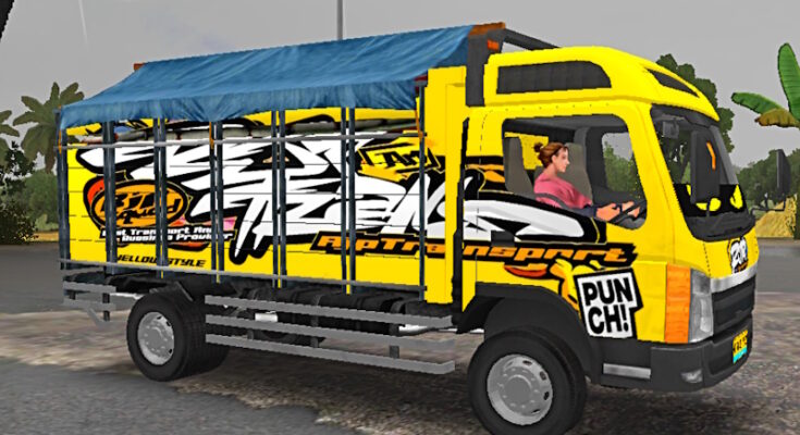 Livery tampomas Truck simulator indonesia.