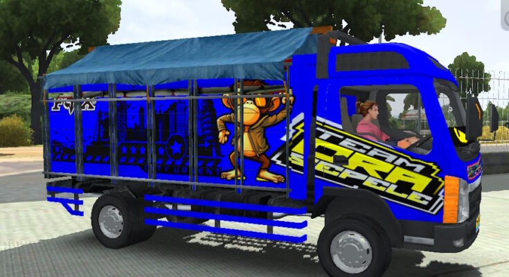Livery tampomas Truck simulator indonesia.