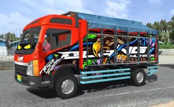 Livery tampomas Truck simulator indonesia.