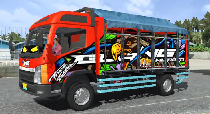 Livery tampomas Truck simulator indonesia.