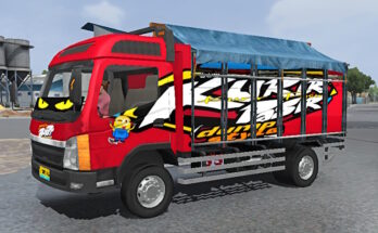 Livery tampomas Truck simulator indonesia.